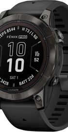 Garmin Fenix 7 Pro Sapphire Solar Carbon G. DLC Tit. with Black Band (010-02777-10/11)