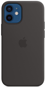 Apple iPhone 12 mini Silicone Case with MagSafe Black (MHKX3) (high copy)
