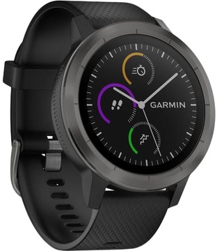 Garmin Vivoactive 3 Black with Slate Hardware (010-01769-12)
