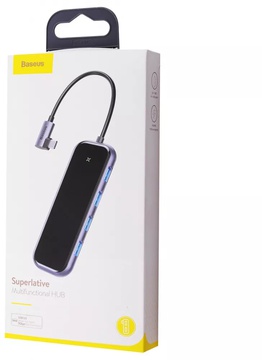 Baseus Multi-functional Hub USB-C to 4xUSB 3.0/PD (CAHUB-EZ0G)
