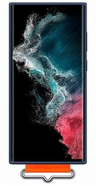 Samsung S908 Galaxy S22 Ultra Silicone with Strap Cover Navy (EF-GS908TNEG)