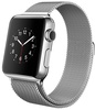 Apple Watch 38mm Stainless Steel Case with Milanese Loop (MJ322)