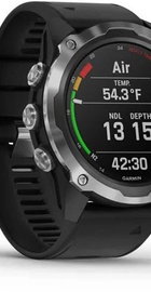 Garmin Descent Mk2 Stainless Steel with Black Band (010-02132-00)