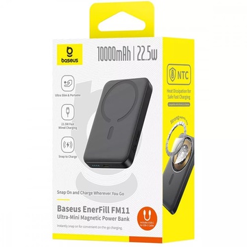 Baseus EnerFill Ultra-Mini FM11 22.5W 10000mAh Black