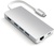 Satechi Type-C Multi-Port Adapter 4K with Ethernet V2 Silver (ST-TCMA2S)