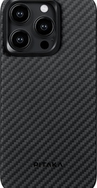 Pitaka MagEZ Case 4 Twill 1500D for iPhone 15 Pro Black Grey (KI1501P)