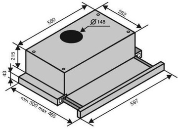 Ventolux GARDA 60 INOX (1100) LED