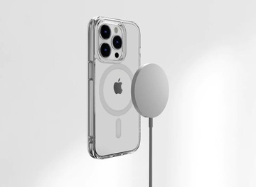 SwitchEasy CRUSH AirBarrier Shockproof Clear Case with MagSafe for iPhone 14 Pro Max 6.7"