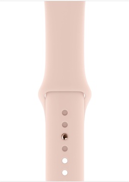 Apple Watch Series 4 GPS 40mm Gold Aluminum Case with Pink Sand Sport Band (MU682)