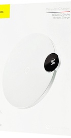 Baseus Digtal LED Display Series 15W Fast Charge White