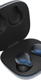 Earbuds M20 в металлическом кейсе (Синий)