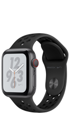 Apple Watch Nike+ Series 4 GPS + Cellular 40mm Space Gray Aluminum Case with Anthracite/Black Nike Sport Band (MTX82, MTXG2)