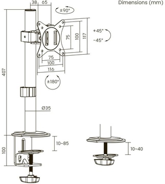 Brateck LDT66-C01