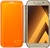 Samsung Neon Flip Cover for Galaxy A3 2017 A320 (EF-FA320PFEGRU) Gold