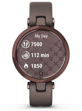 Garmin Lily Dark Bronze Bezel with Paloma Case and Italian Leather Band (010-02384-B0)