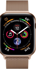 Apple Watch Series 4 GPS + Cellular 40mm Gold Stainless Steel Case with Gold Milanese Loop (MTUT2, MTVQ2)