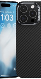 Benks Armor Air Kevlar Case (600D) for iPhone 16 Pro with MagSafe Black