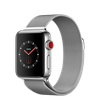 Apple Watch 38mm Series 3 GPS + Cellular Stainless Steel Case with Milanese Loop (MR1F2)