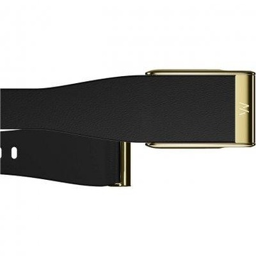 WHOOP Ремінець Whoop LeatherLuxe Tapered для Whoop MG Life Black with Gold L/XL (810114364871)