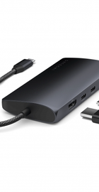 Satechi USB-C Multiport Adapter 8K with Ethernet V3 Midnight (ST-P8KED)