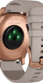 Garmin VIVOMOVE HR PREMIUM ROSE-GOLD WITH GREY SUEDE BAND ONE-SIZE (010-01850-09/A9)
