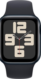 Apple Watch SE 2 GPS 40mm Midnight Aluminium Case with Midnight Sport Band S/M (MR9X3)