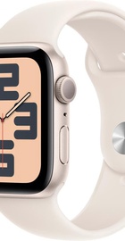 Apple Watch SE 2 GPS 40mm Starlight Aluminium Case w. Starlight Sport Band - S/M (MXEF3) Open,Activ