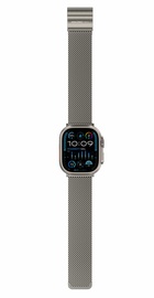 AmazingThing Premium Metal Band for Apple Watch 42/44/45/46/49 mm Titanium