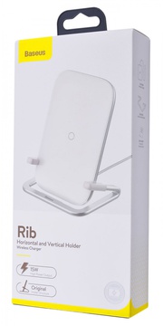 Baseus Rib Horizontal and Vertical Wireless Charger Black (WXPG-01)