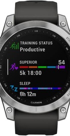 Garmin Fenix 7 Silver with Graphite Band (010-02540-00/01)
