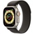 Apple Watch Ultra GPS + Cellular 49mm Titanium Case with Black/Gray Trail Loop - S/M (MQF43/MQFW3)