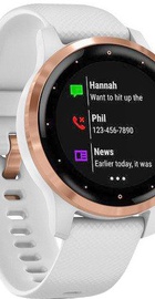 Garmin vivoactive 4S White/Rose Gold (010-02172-23) (UA)