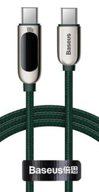 Baseus Display Fast Charging Type-C to Type-C 100W 1m Dark Green (CATSK-B06)
