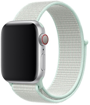 Apple Watch 42mm/44mm/45mm/46mm/49mm Woven Nylon Sport Loop Teal Tint (high copy)