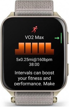 Garmin Venu X1 Soft Gold Titanium and French Grey Nylon (010-02980-33)