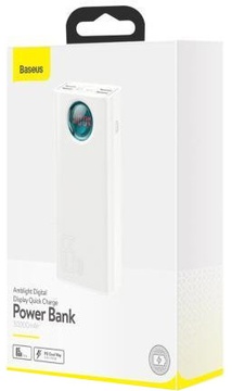 Baseus Amblight Digital Display Quick Charge 65W 30000mAh White (PPLG-A02)