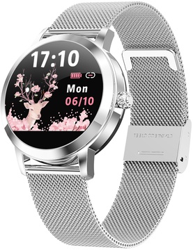 Linwear LW10 Metal с пульсометром и мониторингом сна (Серебристый)