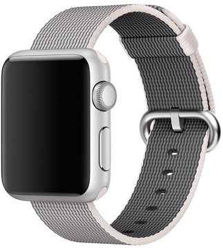 Apple Woven Nylon for Watch 42mm/44mm/45mm/46mm/49mm Pearl (MMA72)