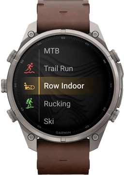 Garmin Fenix 9 Pro inReach 47mm Titanium with Walnut Leather Band (010-04336-40/41)