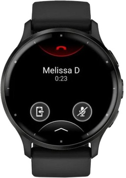 Garmin Venu 3 Slate Stainless Steel Bezel with Black Case and Silicone Band (010-02784-01/51)