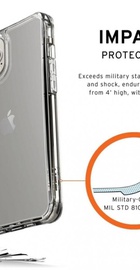 URBAN ARMOR GEAR iPhone 12/12 Pro Plyo Crystal Crystal Clear (112352174343)