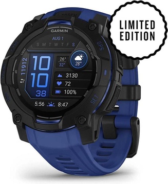 Garmin Instinct 3 45mm AMOLED Black with Blue Band (010-02936-03/43)