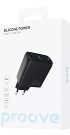 Proove Silicone Power 45W (Type-C + USB) Black