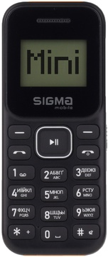 Sigma mobile X-style 14 MINI black-orange