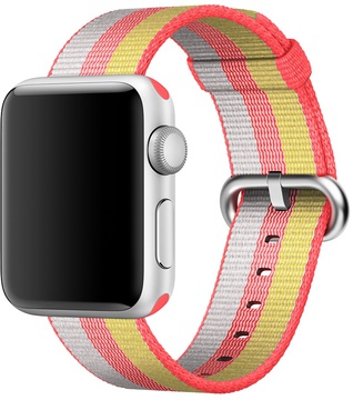 Apple Watch Woven Nylon Band 38mm/40mm/41mm/42mm Red (MPW02)
