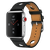 Apple Watch Hermes 42mm Series 3 GPS + Cellular Stainless Steel Case with Noir Gala Leather Single Tour Rallye (MQLU2)