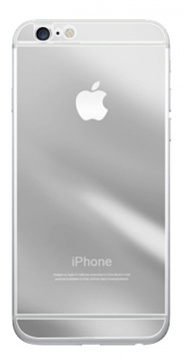 Simple Case Premium Mirror Tempered Glass Silver for iPhone 6 Plus