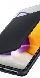 Samsung A725 Galaxy A72 Smart S View Wallet Cover Black (EF-EA725PBEG)