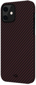 Pitaka MagEZ Case Twill for iPhone 12 mini Black/Red (KI1203)