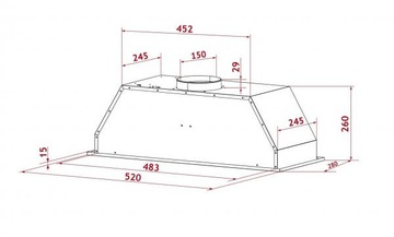 Perfelli BIS 5884 WH 1200 LED